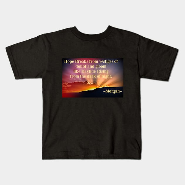 Hope Kids T-Shirt by Visually Lyrical